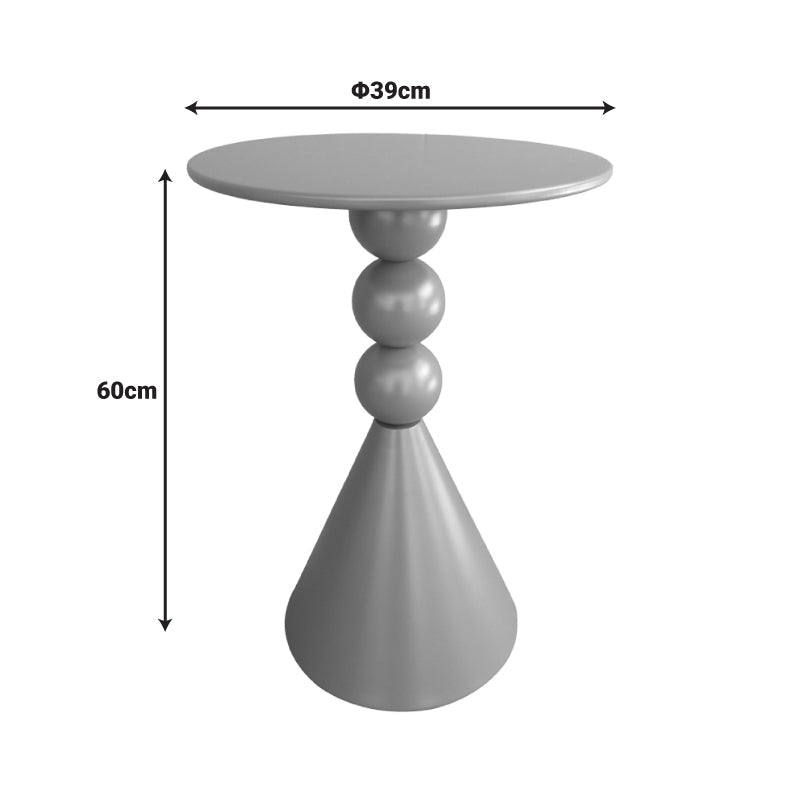 Măsuță auxiliară cu funcție de depozitare Bilane, Metal, Diverse culori, 39x60 cm - Verde