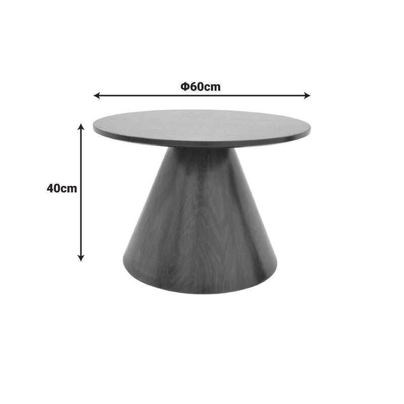 Masa de cafea cu functie de depozitare Donda, Diverse culori, 60x40 cm - Nuc