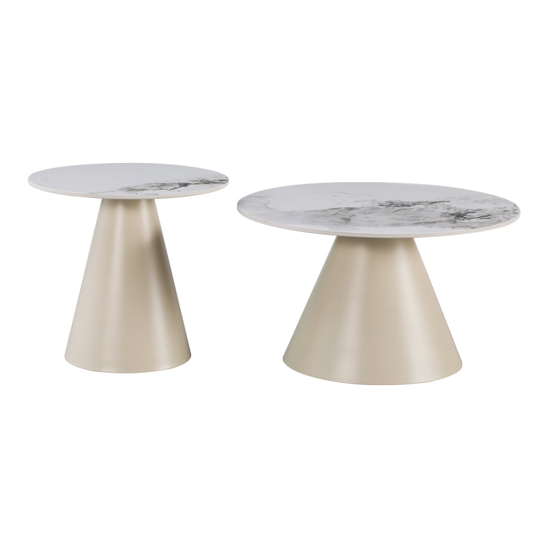 Masuta de cafea Duoma, Metal