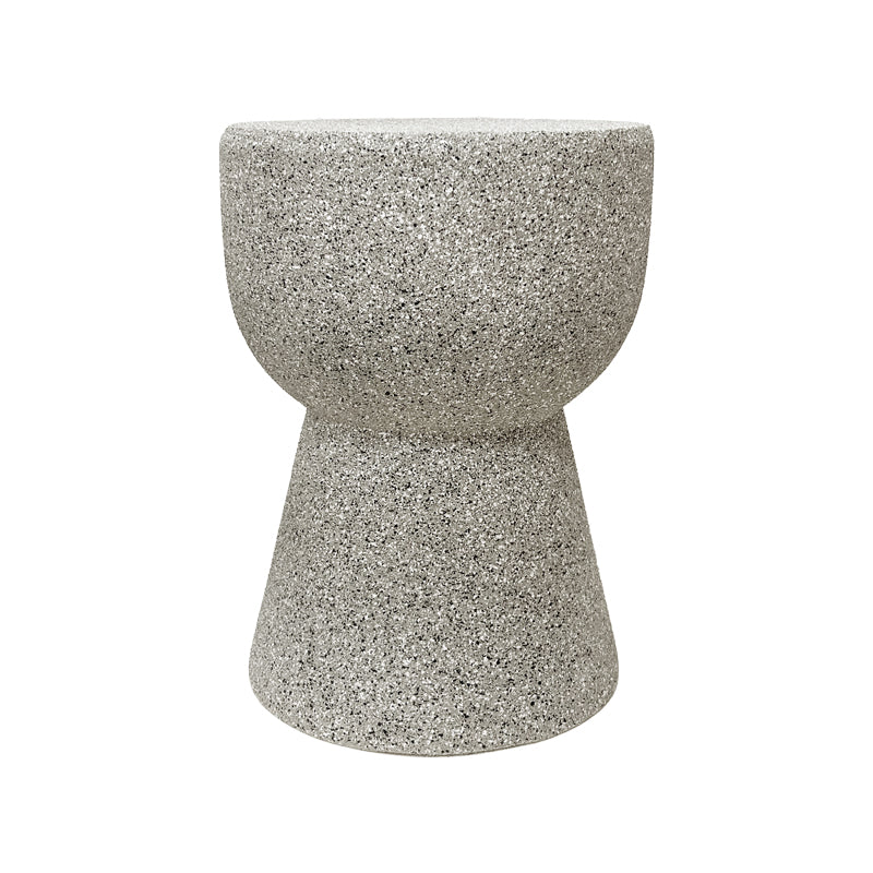 Masuta de cafea Efria, Gri - Ecru, 33x46 cm - Ecru