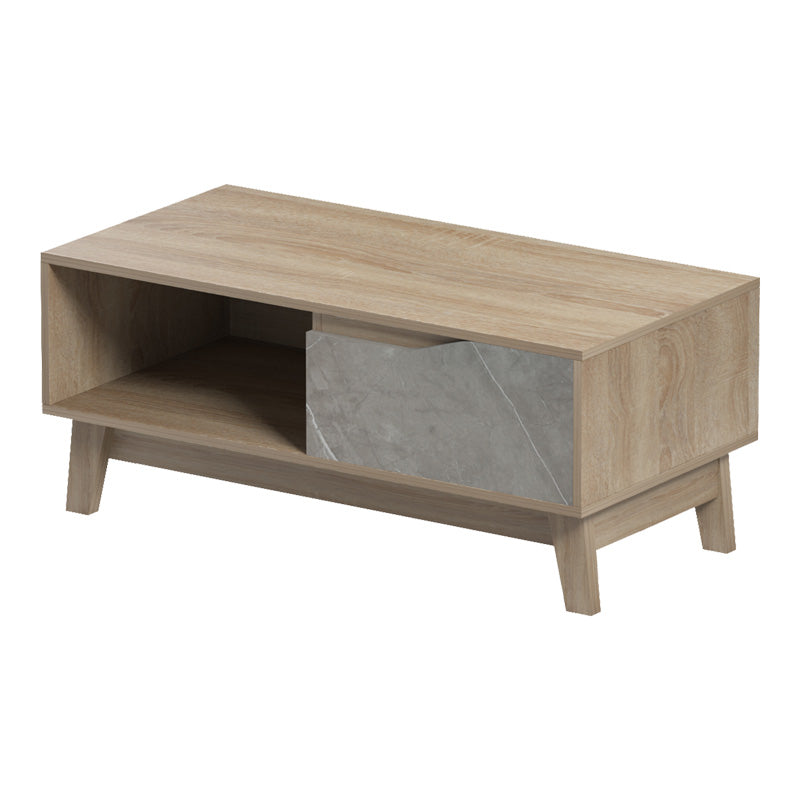 Masuta de Cafea Judas Sonoma Bej marmura, 90x45x38 cm
