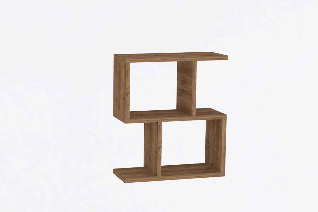 Masuta de Cafea Lateral Bombon, Nuc, 45x51x17 cm