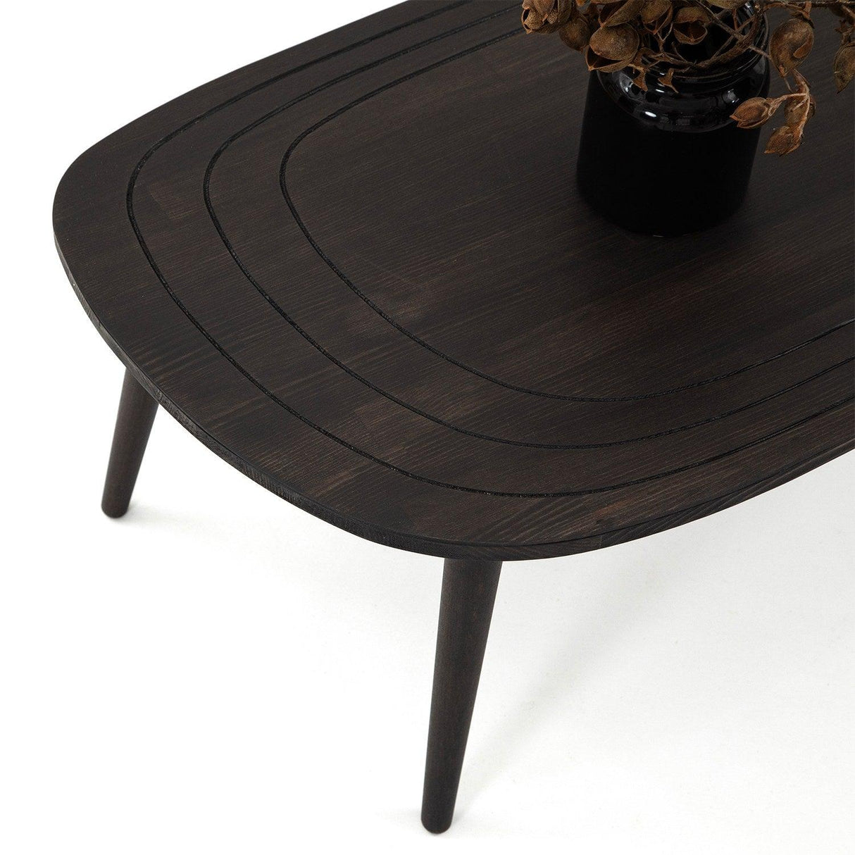 Masuta de Cafea, Lemn Masiv, 115x38x50 cm - Gri