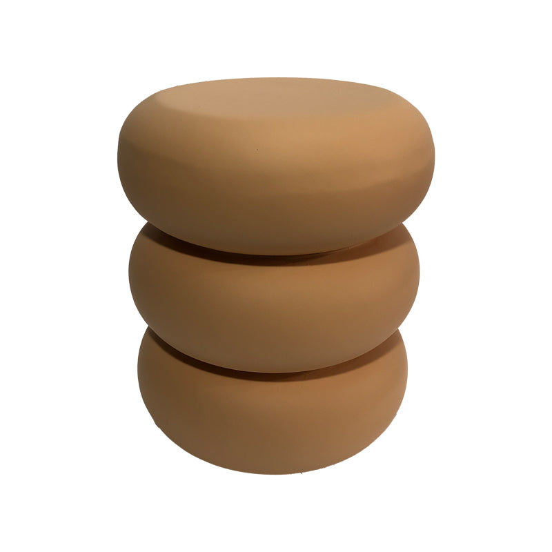 Masuta de cafea Zoubi, Alb - Teracota, 35x43 cm - Masuta de cafea Zoubi, Alb - Teracota, 35x43 cm - 414-000030