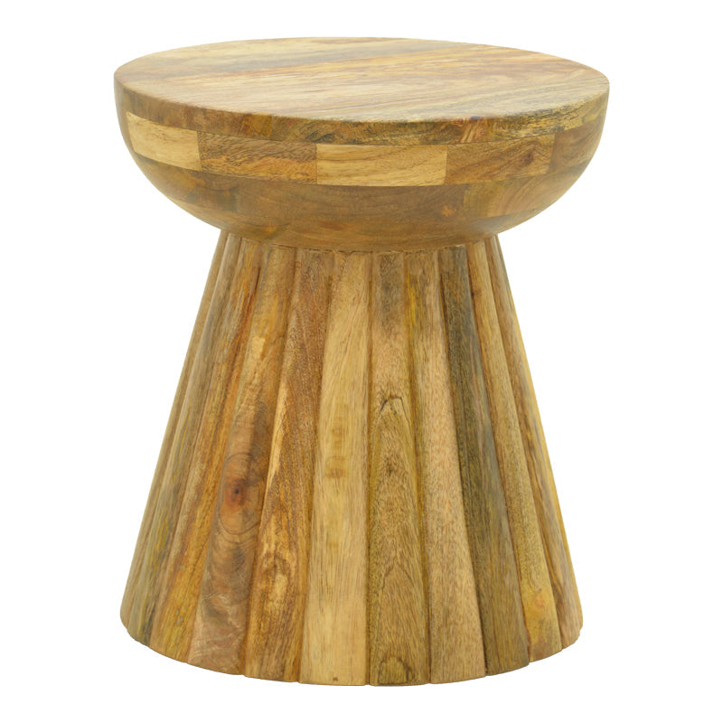 Masa laterala Nemira, Lemn de mango, D30x35 cm - Natural