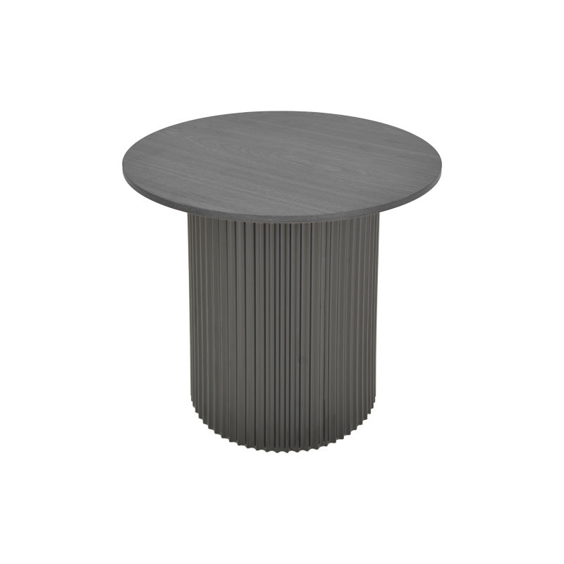Masuta laterala Dovel, MDF si metal, D50x50 cm - Negru