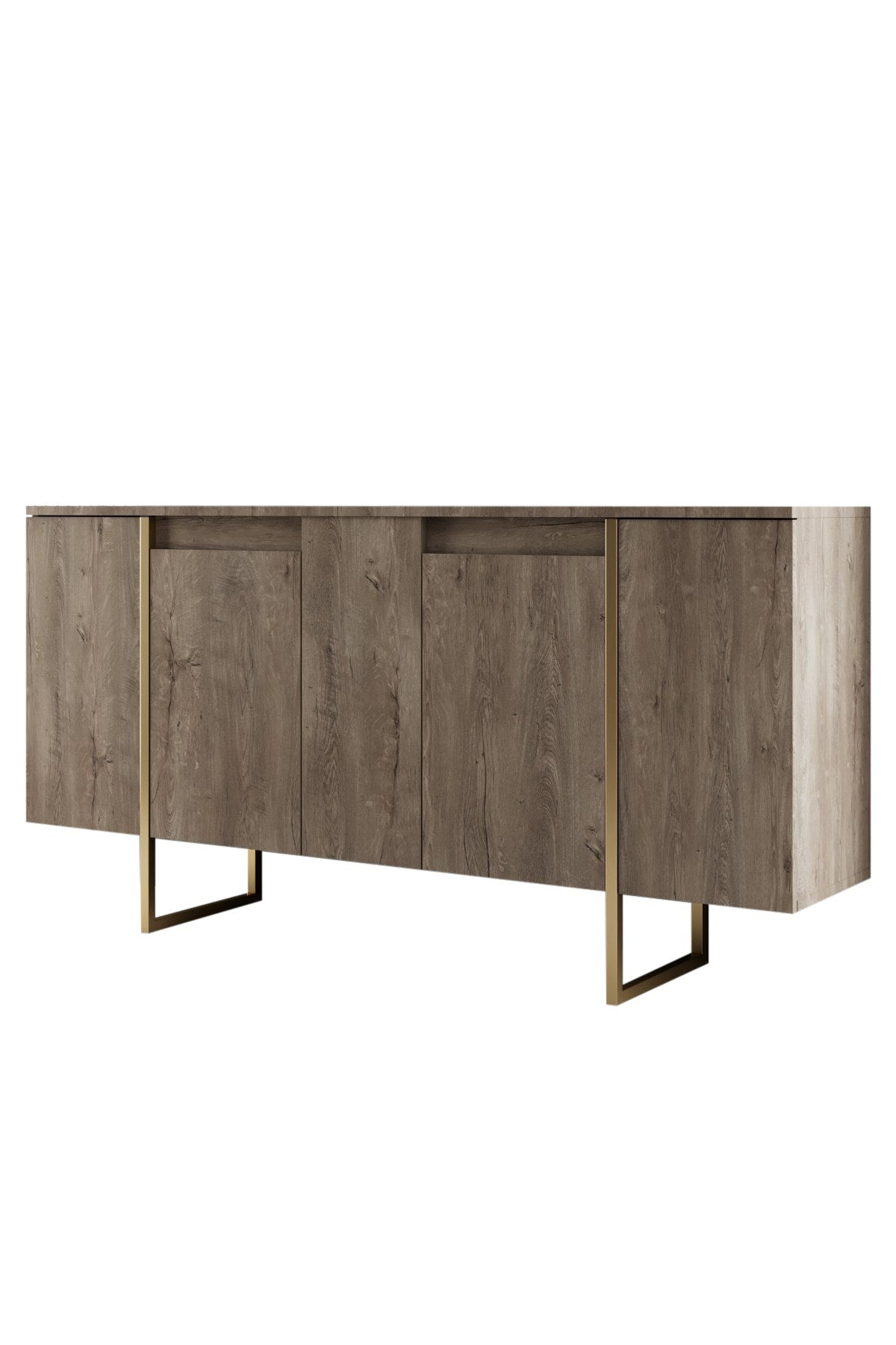 Mobilier de Lux, 160x35 cm - Walnut Gold