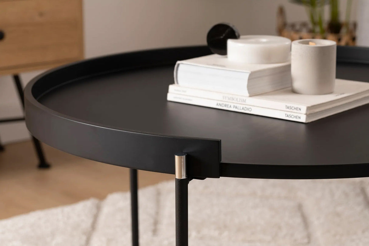 Mobilier Mandy, Antracit - Natural, 60x80x51 cm
