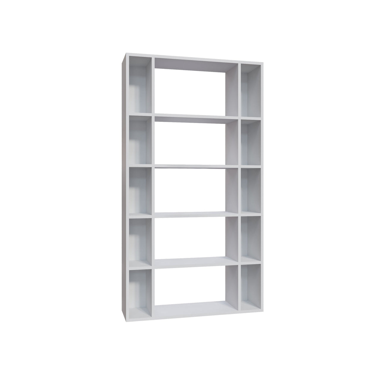 Mobilier Sanborn, Stejar - Alb, 90x25 cm - Alb