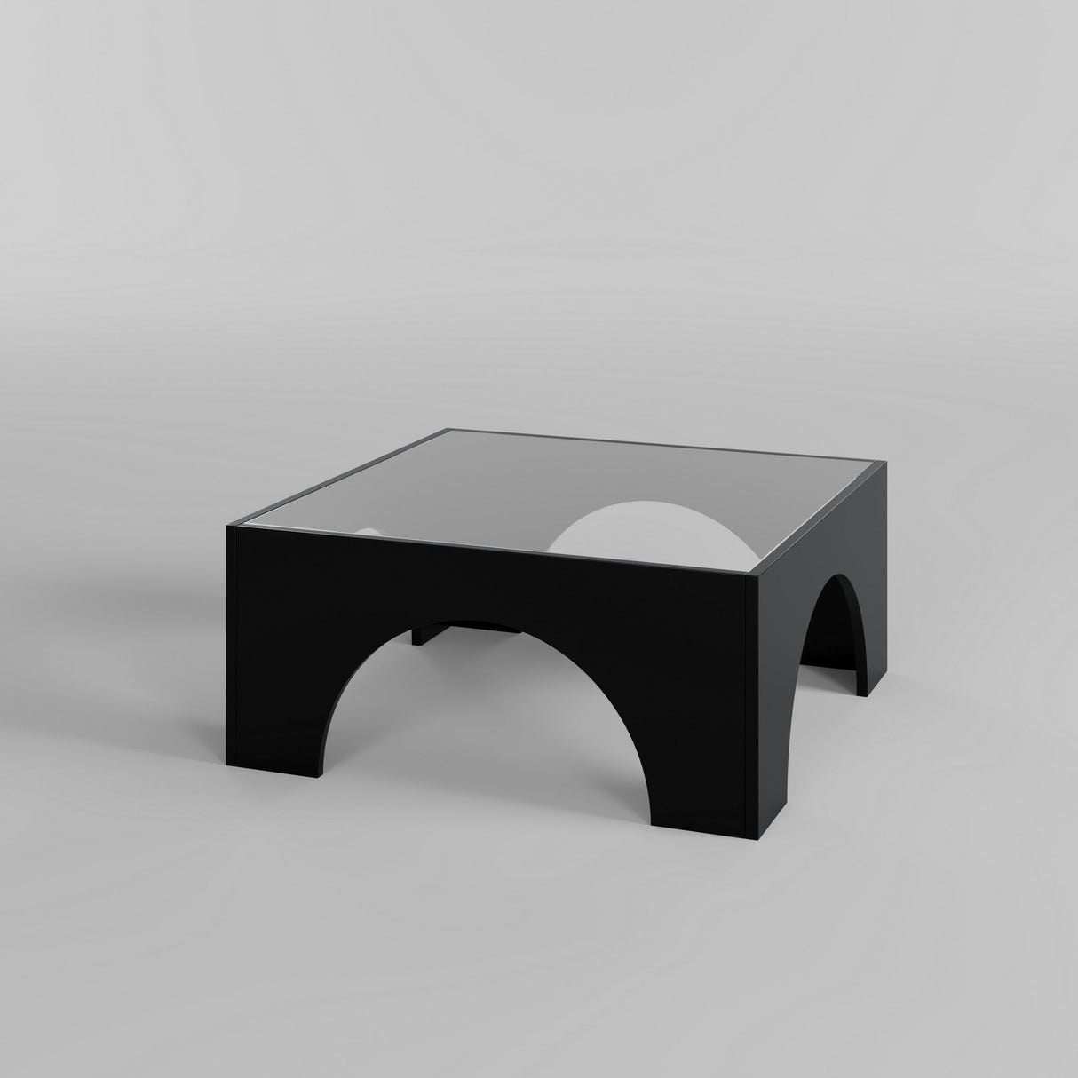 Mobilier Seine, 80x35 cm - Black Transparent