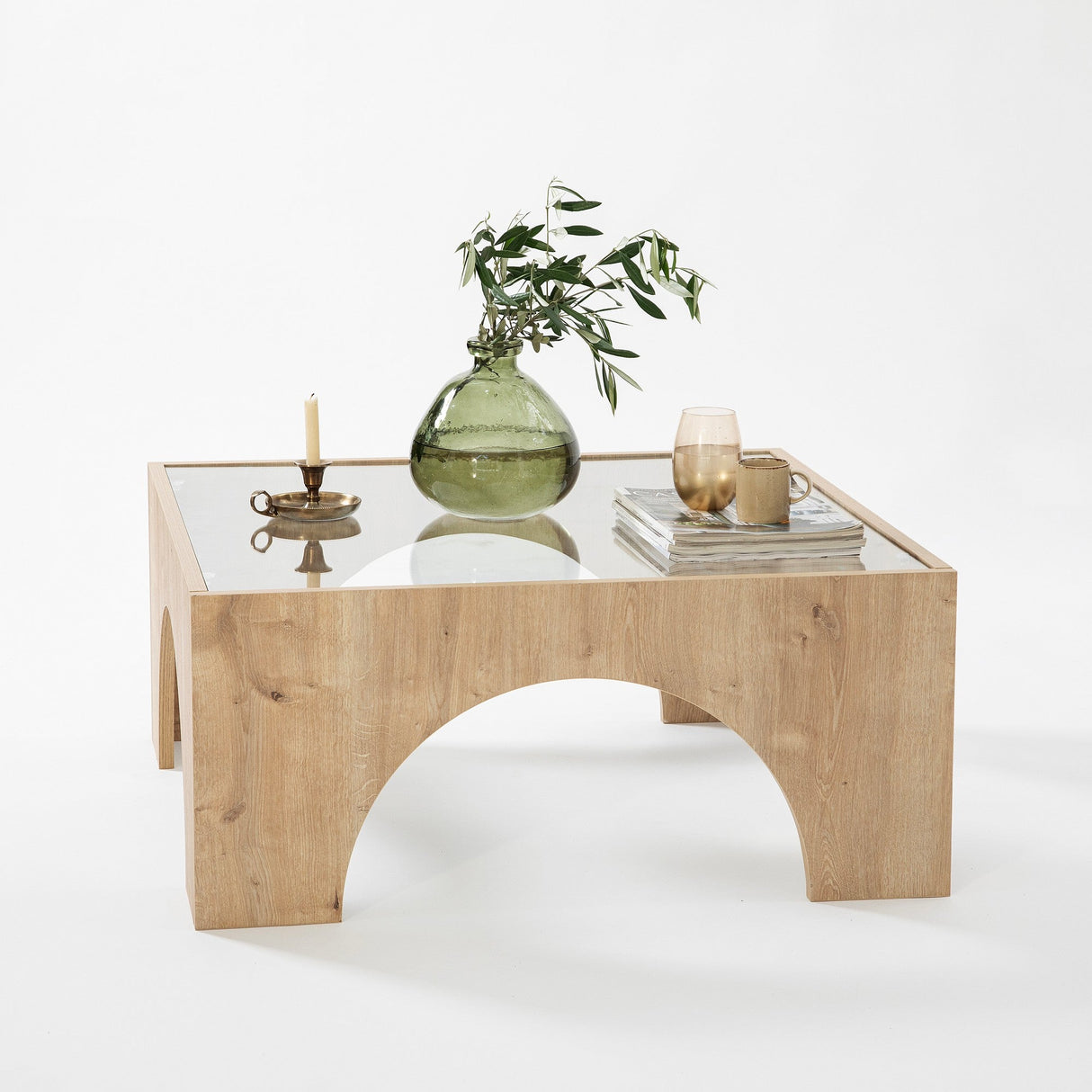 Mobilier Seine, 80x35 cm - Oak Transparent