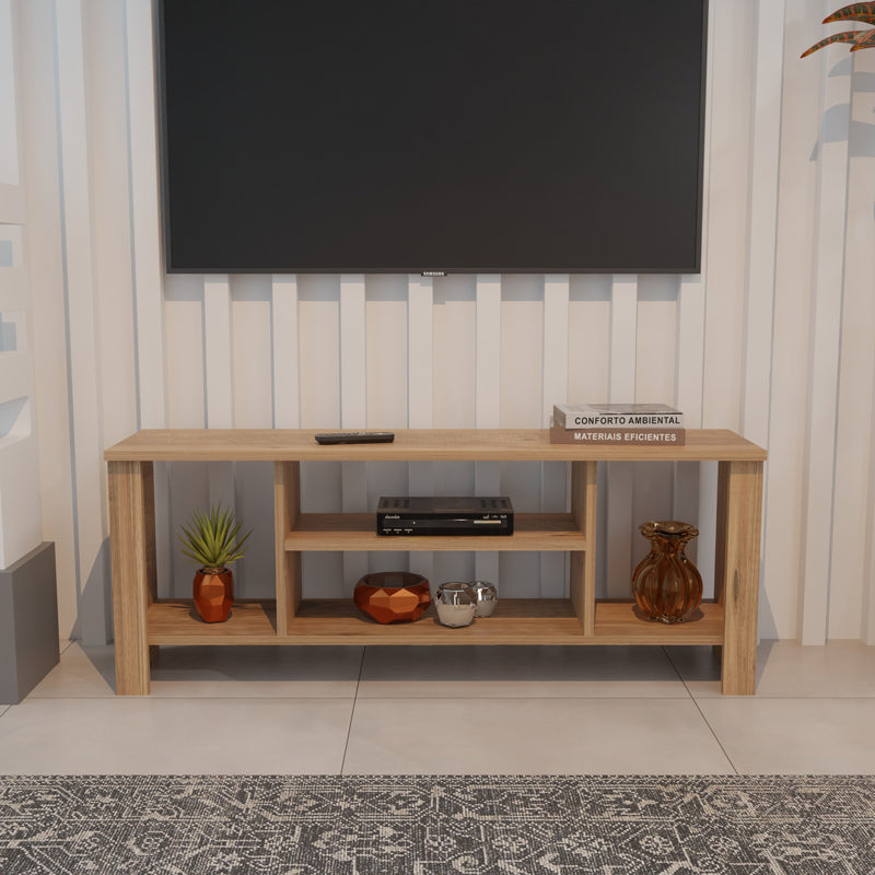 Mobilier TV cu rafturi Seref, Diverse culori, 120x30x47 cm - Stejar