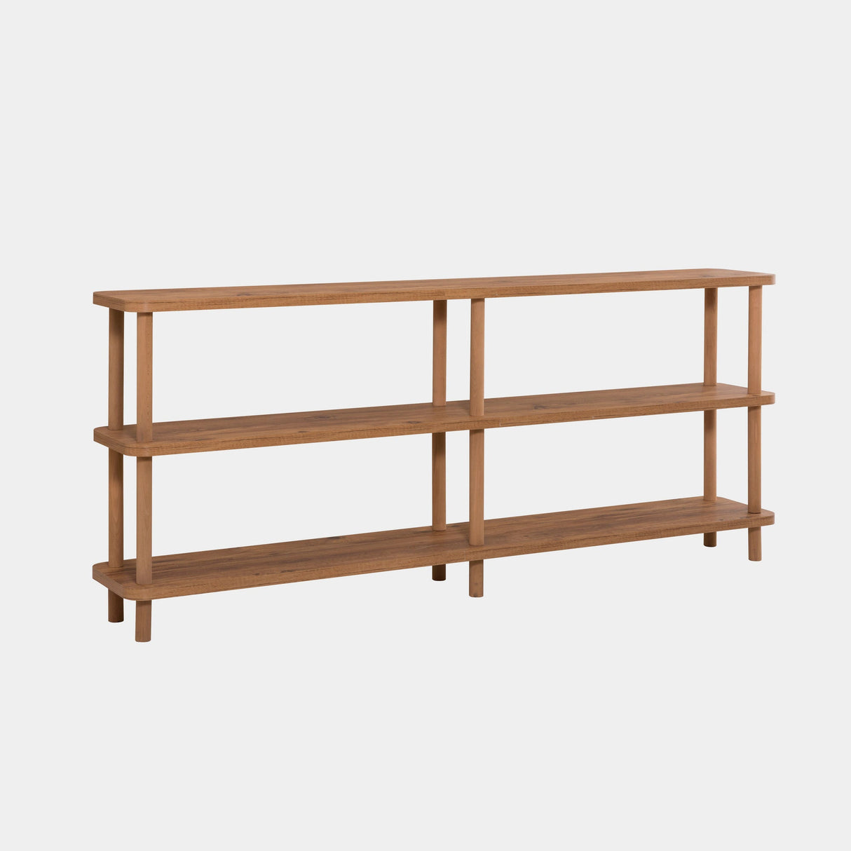 Mobilier Zen, Stejar - Negru, 180x35 cm - Stejar