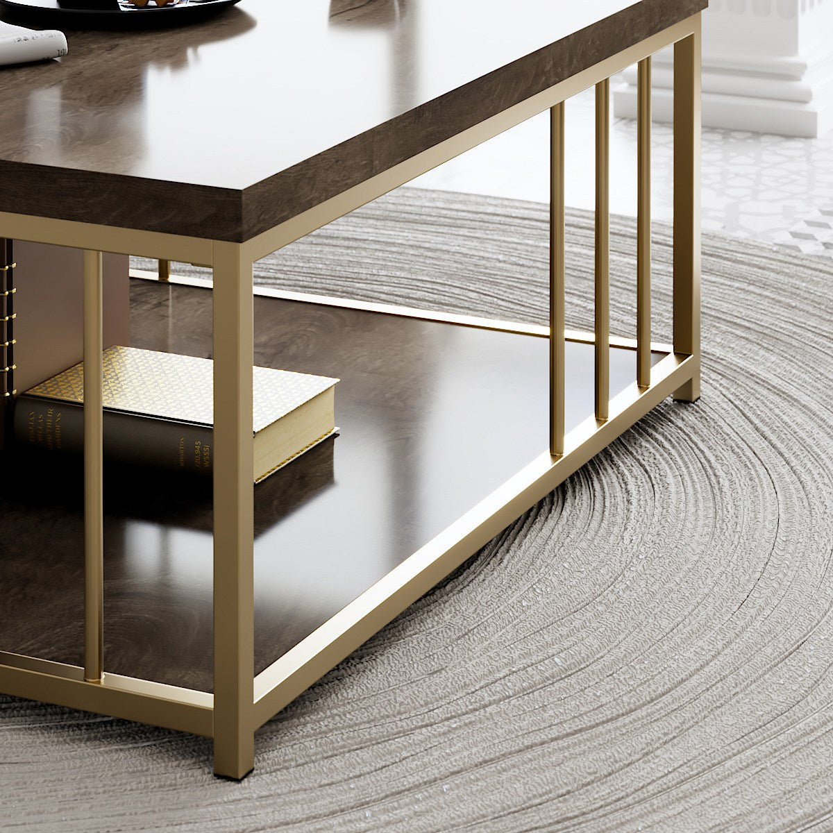 Mobilier Zenn (diverse dimensiuni) - Walnut Gold