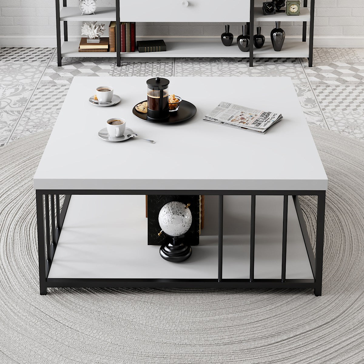 Mobilier Zenn (diverse dimensiuni) - White Black
