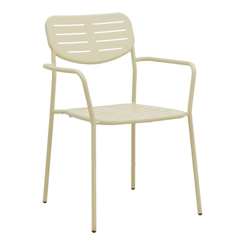 Moraja Deraby set 3 piese crem metal, 70x70x73 cm