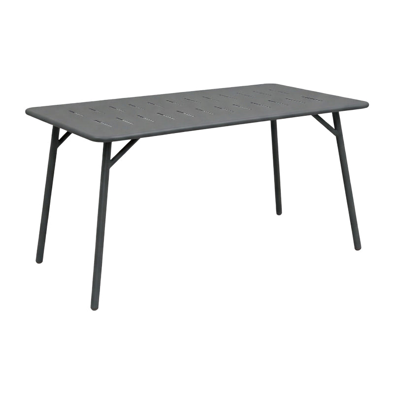 Moraja Deraby Ι set 5 piese negru metal, 140x80x72 cm