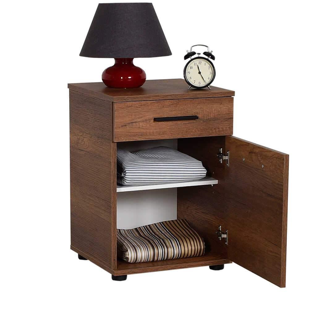 Noptiera KMD-511-BB-1 Home Collection® Trendline, Alb - Maro, 40x57x39 cm - Maro | SKU: KMD-511-OO-1