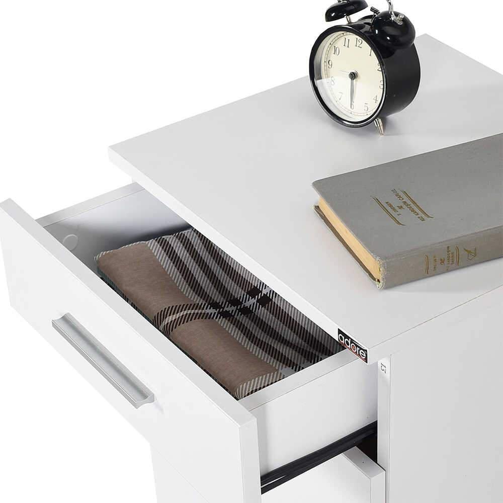 Noptiera KMD-530-BB-1 Home Collection® Trendline, 3 sertare, 40x57x39 cm - Alb | SKU: KMD-530-BB-1, KMD-530-OO-1, KMD-530-TT-1, KMD-530-SS-1