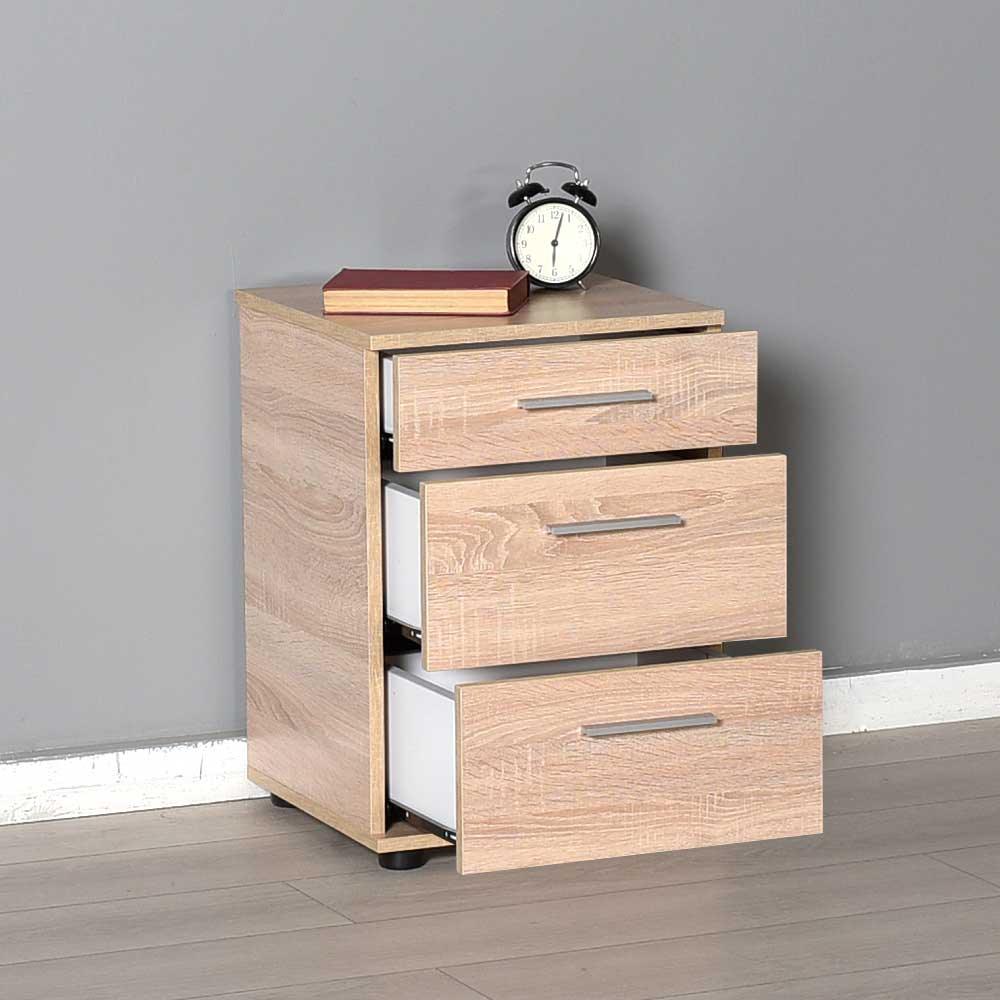 Noptiera KMD-530-BB-1 Home Collection® Trendline, 3 sertare, 40x57x39 cm - Bej | SKU: KMD-530-BB-1, KMD-530-OO-1, KMD-530-TT-1, KMD-530-SS-1