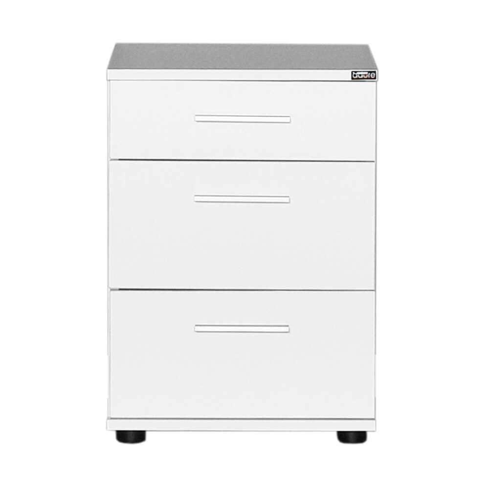 Noptiera KMD-530-BB-1 Home Collection® Trendline, 3 sertare, 40x57x39 cm - Alb | SKU: KMD-530-BB-1, KMD-530-OO-1, KMD-530-TT-1, KMD-530-SS-1