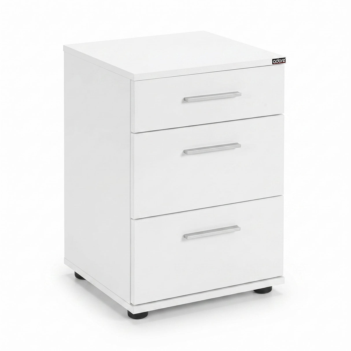 Noptiera KMD-530-BB-1 Home Collection® Trendline, 3 sertare, 40x57x39 cm - Alb | SKU: KMD-530-BB-1, KMD-530-OO-1, KMD-530-TT-1, KMD-530-SS-1