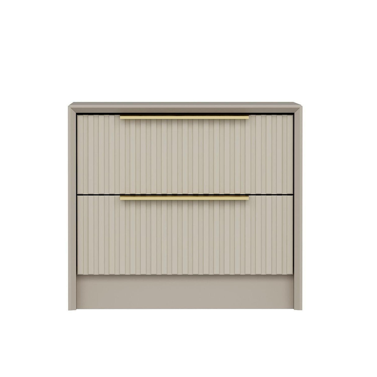 Noptiera Kale Luxe - 7938, Piatră, Bej, 53x45x45 cm