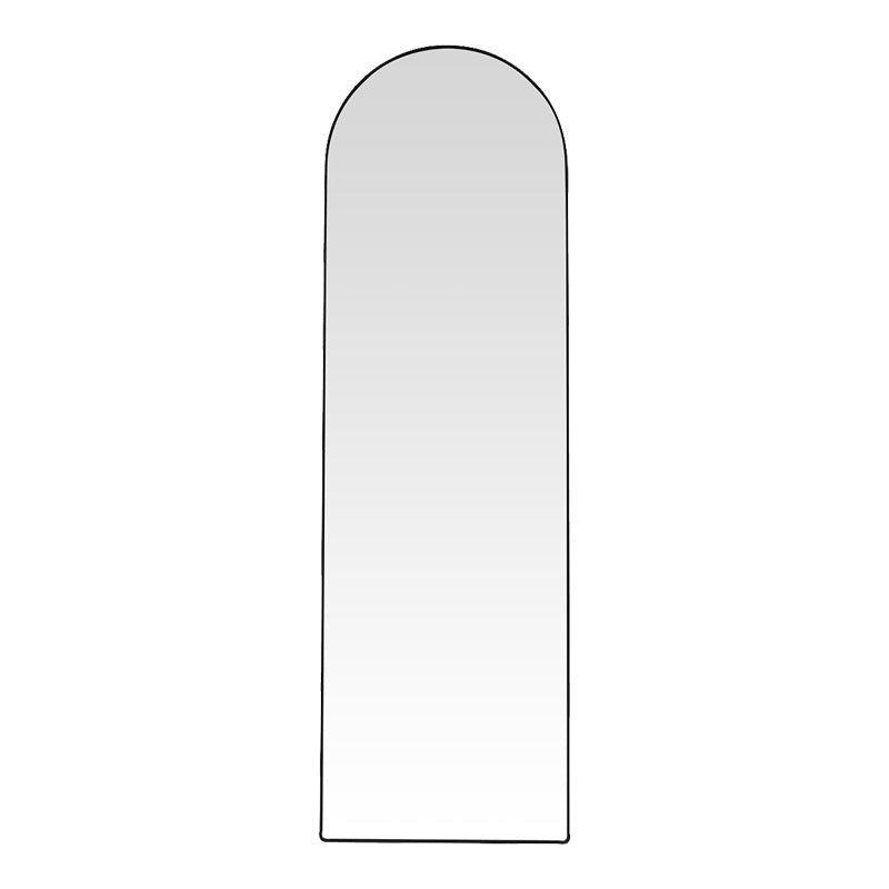 Oglinda aluminiu Plaza, Aluminiu, Auriu - Negru, 50x28x160 cm - Negru
