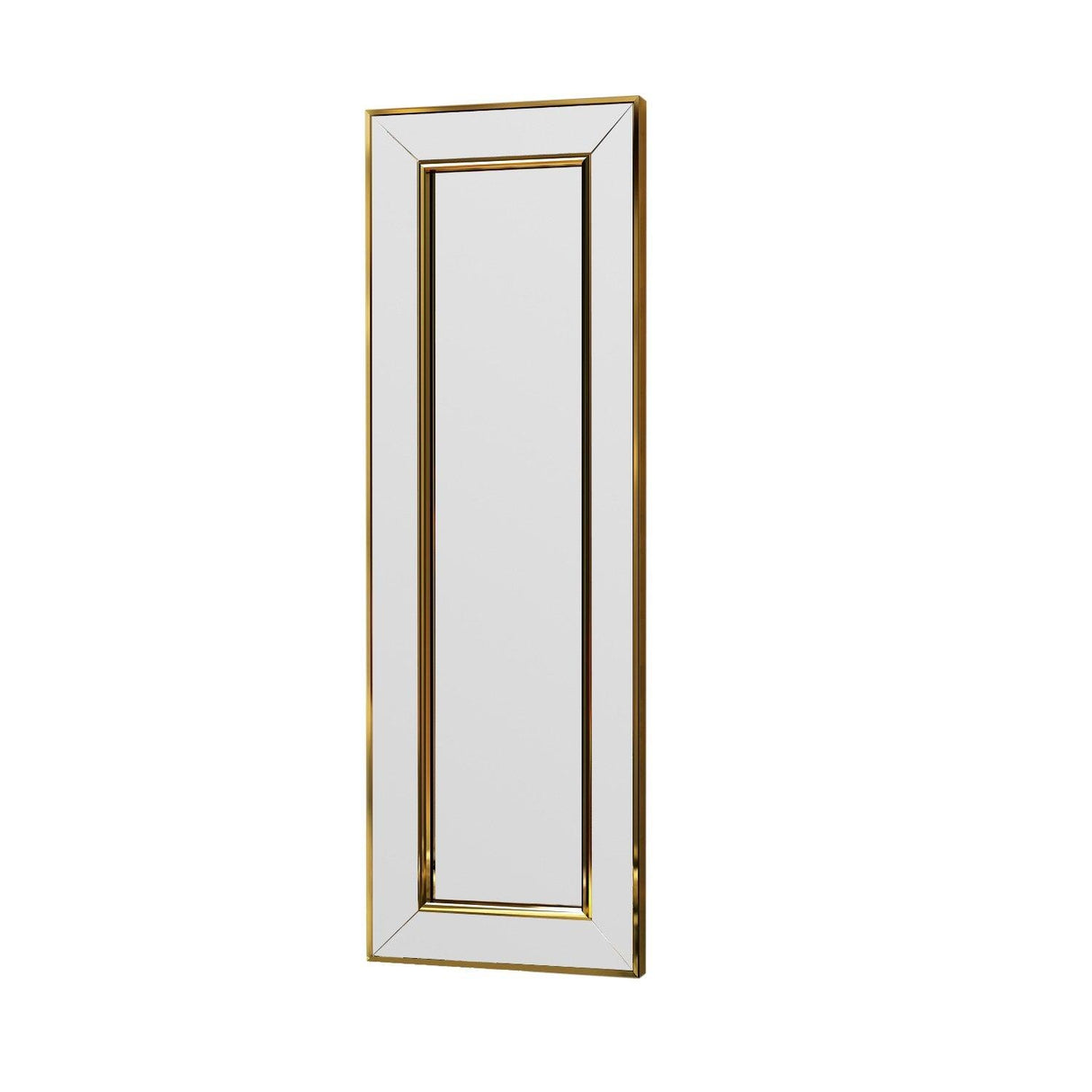 Oglindă Carlos - Gold, Aur, 90x30 cm