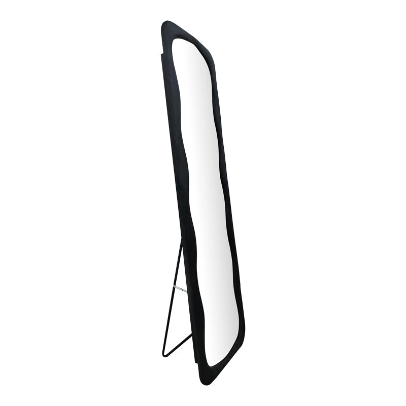 Oglinda de podea Lezour, Catifea, 50x170 cm - Negru