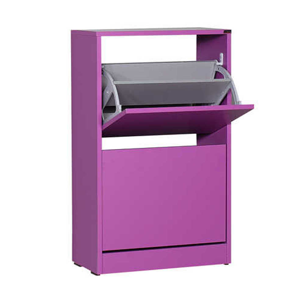 Pantofar SHC-320-BB-1 Home Collection® Compact, 10 Perechi, 2 Compartimente, Alb - Mov, 51x84x26 cm - Mov | SKU: SHC-320-BB-1, SHC-320-UU-1