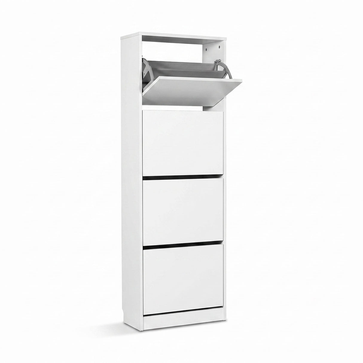 Pantofar SHC-340-BB-1 Home Collection® Compact XL, 16 Perechi, 4 Compartimente, Alb - Natur, 51x157x26 cm - Alb | SKU: SHC-340-BB-1, SHC-340-FF-1