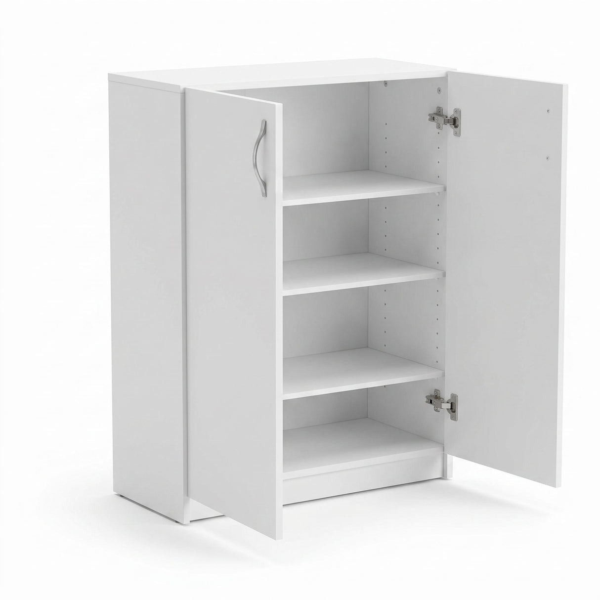 Pantofar A2620 Home Collection® Double, 2 usi, 3 rafturi, capacitate 12-16 perechi, Alb, 70x90x33 cm