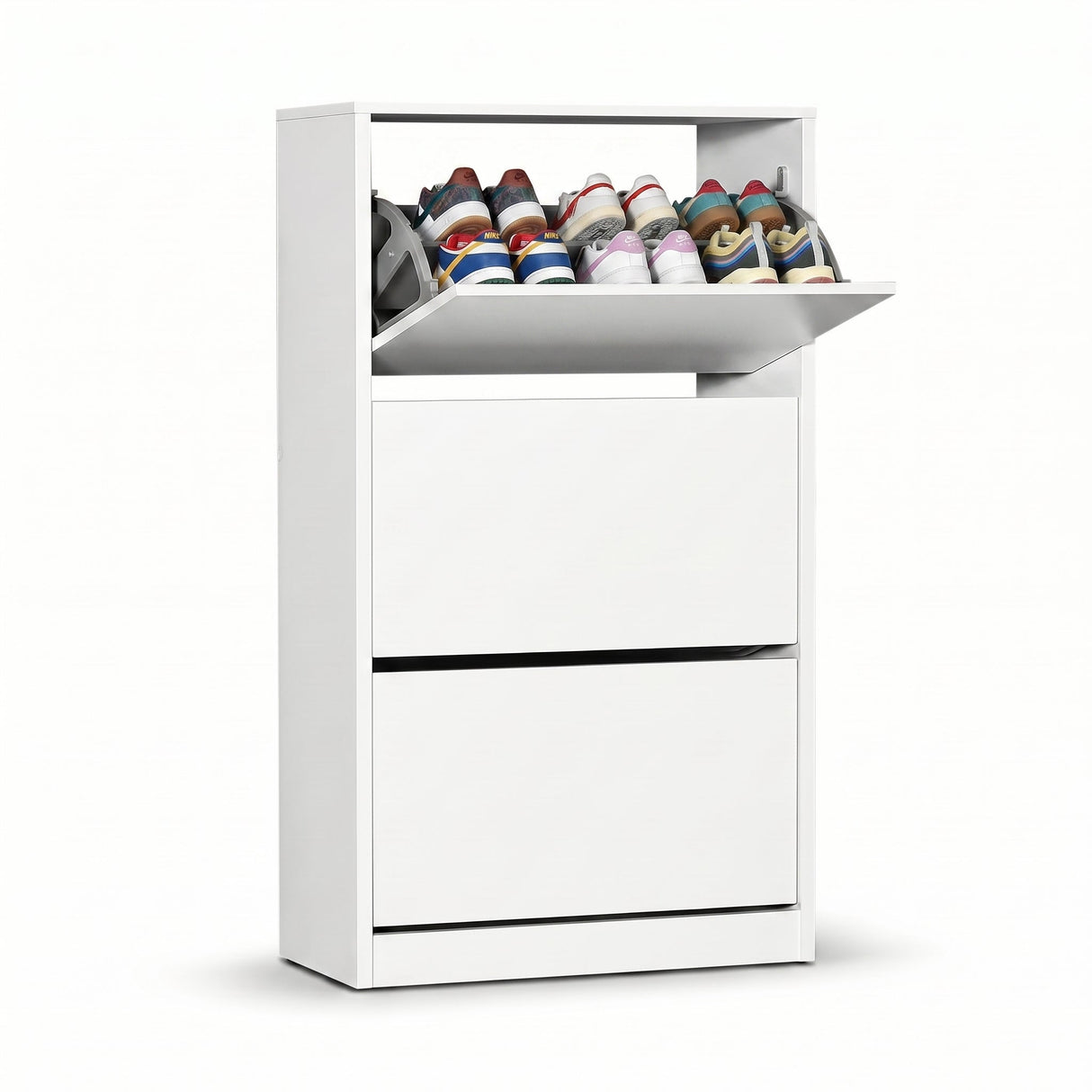 Pantofar SHC-530-BB-1 Home Collection® Max Plus, 18 Perechi, 3 Compartimente, 73x119x26 cm - Alb | SKU: SHC-530-BB-1, SHC-530-FF-1, SHC-530-UU-1, SHC-530-KK-1, SHC-530-HH-1, SHC-530-OO-1