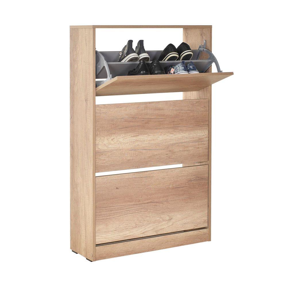 Pantofar SHC-530-BB-1 Home Collection® Max Plus, 18 Perechi, 3 Compartimente, 73x119x26 cm - Natur | SKU: SHC-530-FF-1