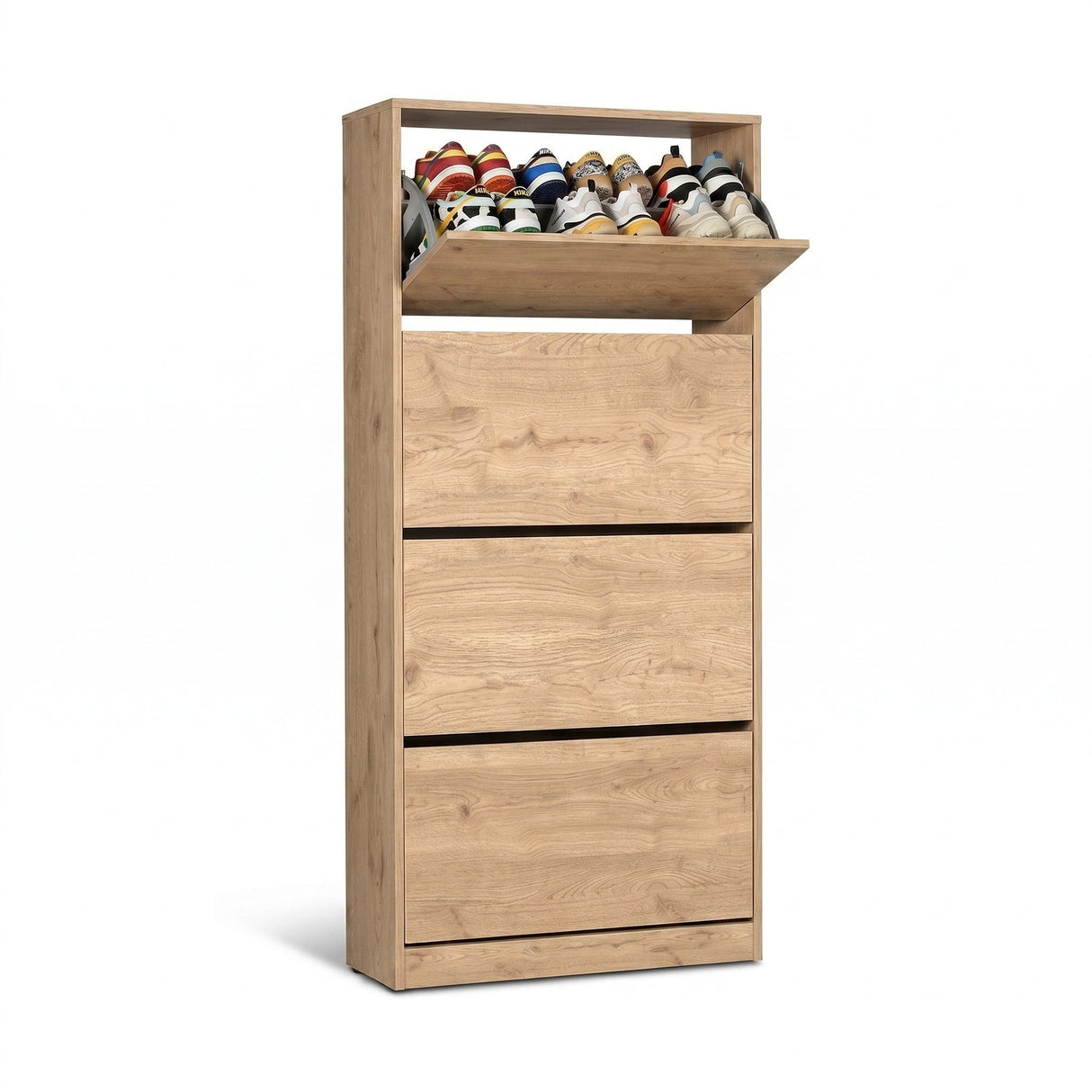 Pantofar SHC-540-BB-1 Home Collection® Max XL, 24 Perechi, 4 Compartimente, 73x157x26 cm - Natural | SKU: SHC-540-FF-1