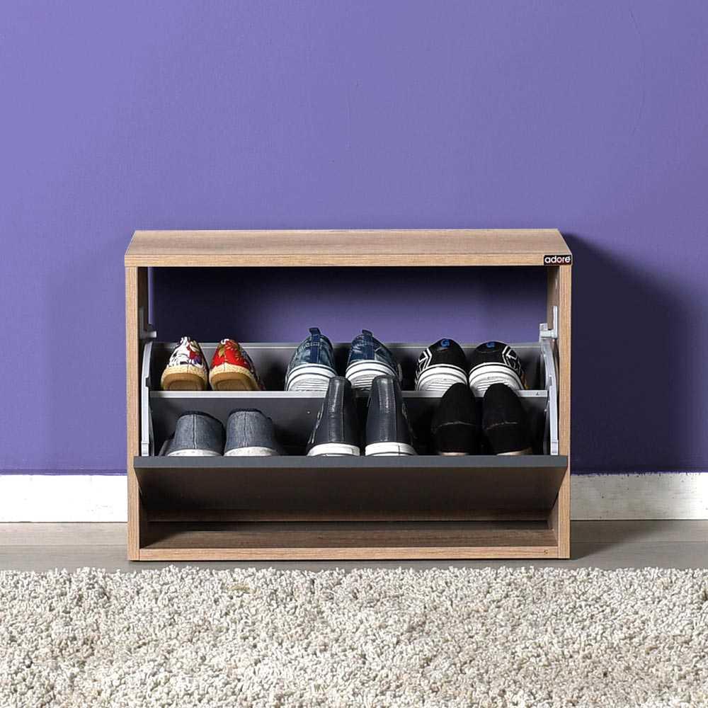 Pantofar Băncuță SHC-110-BB-1 Home Collection®, cu Șezut, 6 Perechi, 60x42x30 cm - Natur | SKU: SHC-110-TA-1