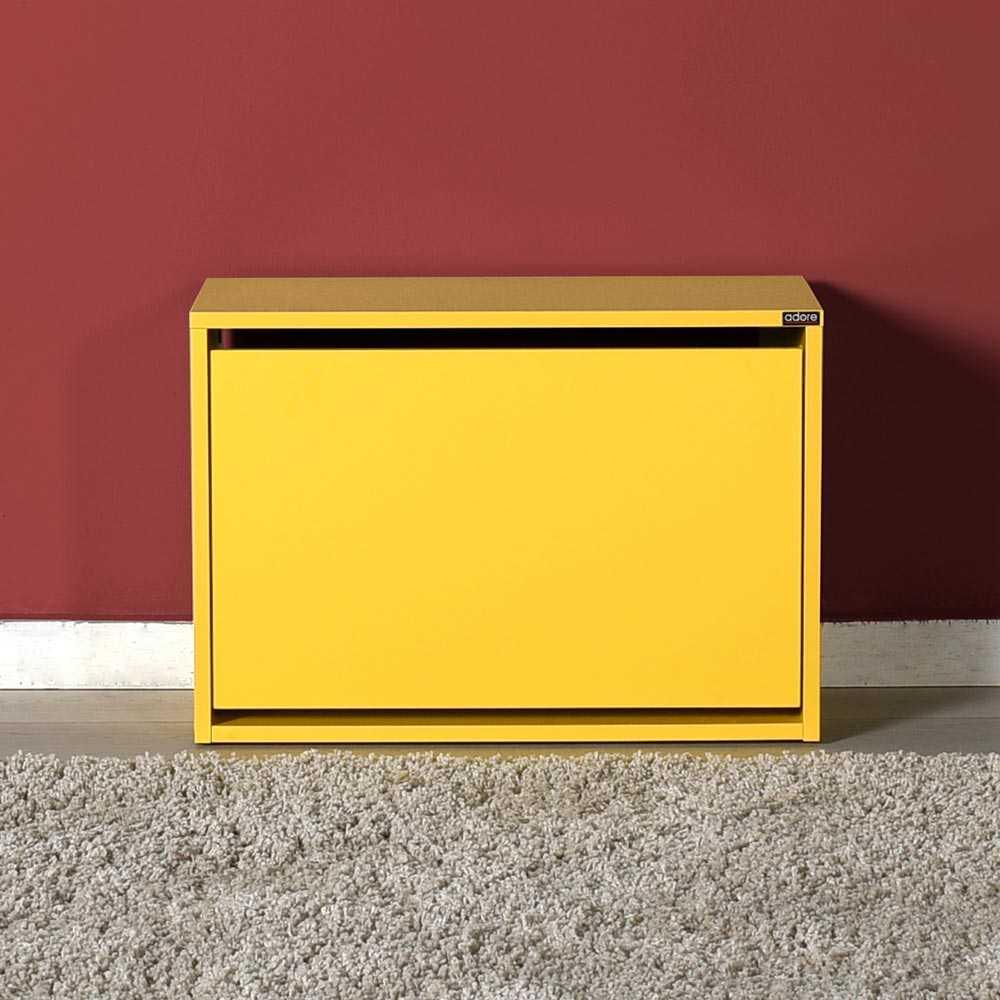 Pantofar Băncuță SHC-110-BB-1 Home Collection®, cu Șezut, 6 Perechi, 60x42x30 cm - Galben | SKU: SHC-110-HH-1