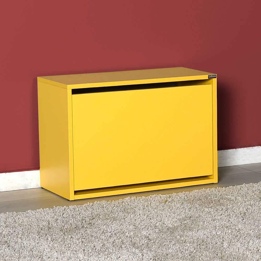 Pantofar Băncuță SHC-110-BB-1 Home Collection®, cu Șezut, 6 Perechi, 60x42x30 cm - Galben | SKU: SHC-110-HH-1