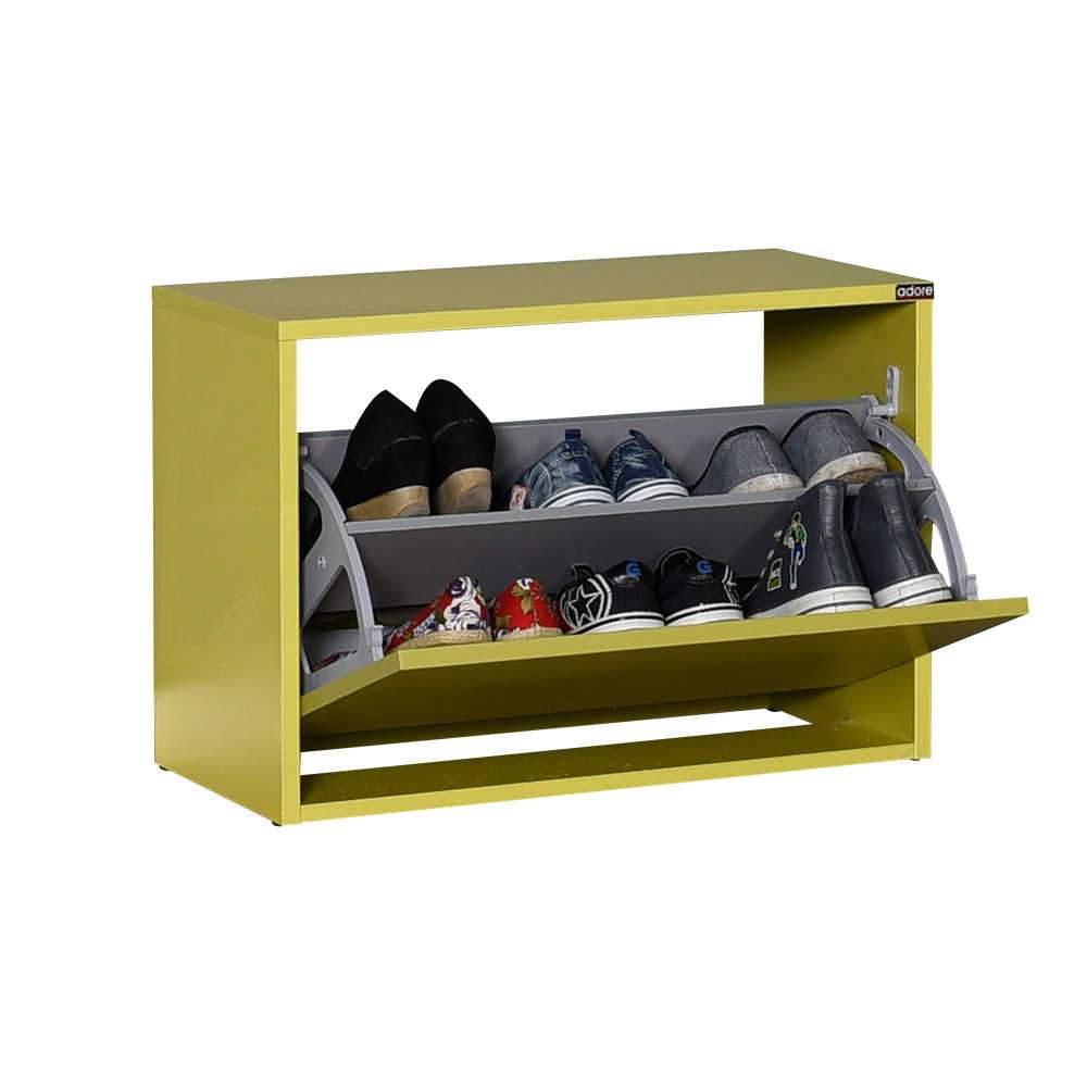 Pantofar Băncuță SHC-110-BB-1 Home Collection®, cu Șezut, 6 Perechi, 60x42x30 cm - Verde | SKU: SHC-110-YY-1