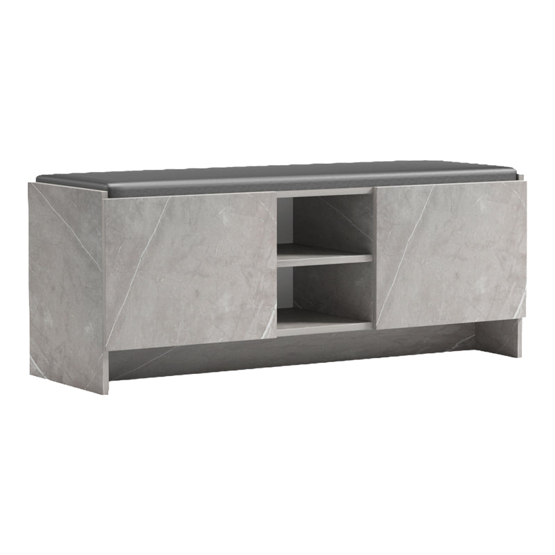Pantofar cu banca Zulla, 110x37x43 cm - Bej-Gri-Negru