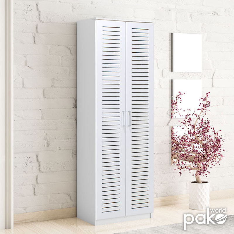 Pantofar Sante, sonoma - maro - nuc - alb - antracit, 60x37x183 cm - Pantofar Sante Pakketo, sonoma - maro - nuc - alb - antracit, 60x37x183 cm - 123-000028