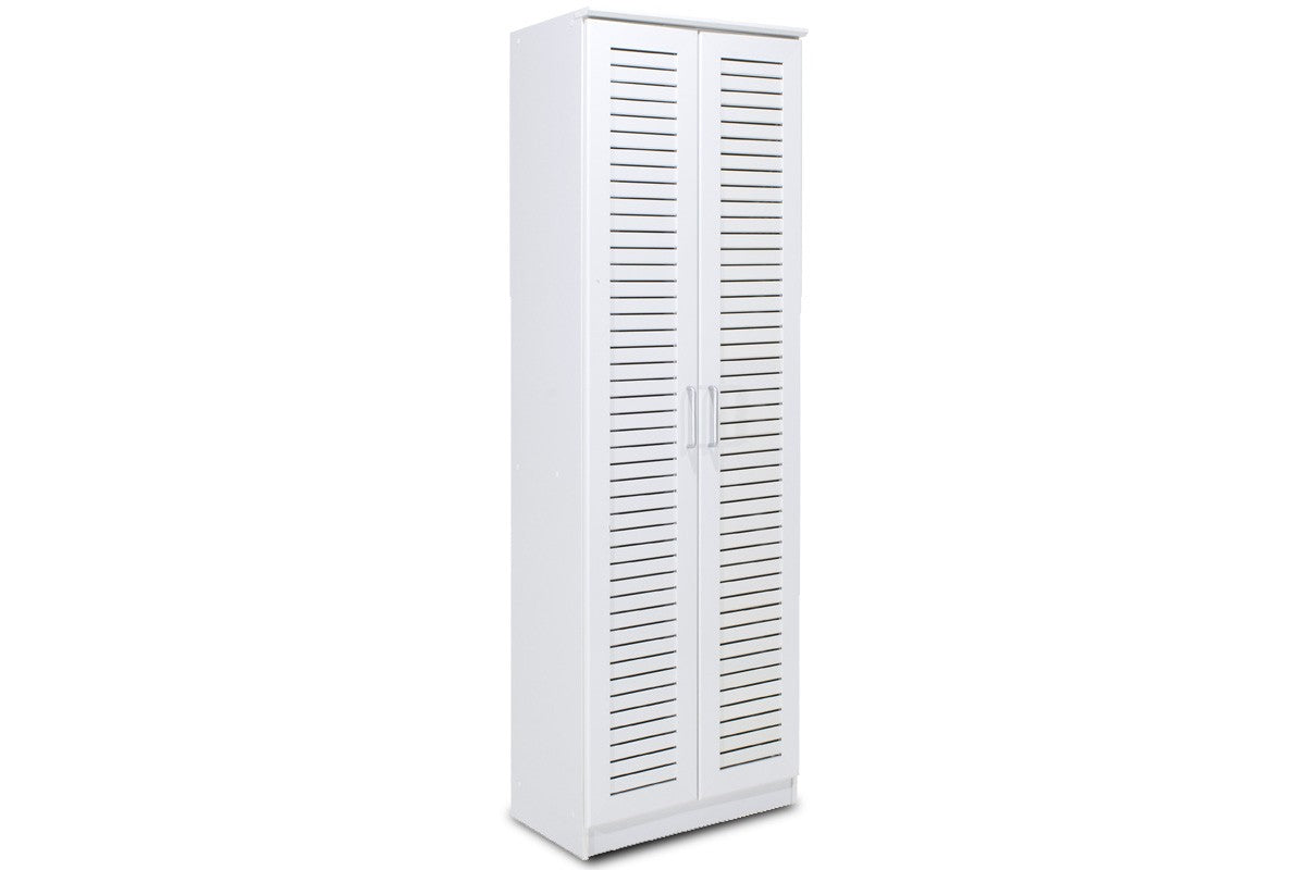Pantofar Sante, sonoma - maro - nuc - alb - antracit, 60x37x183 cm - Alb