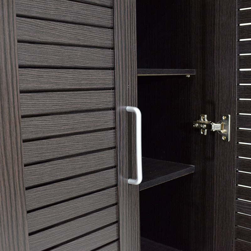 Pantofar Sante, sonoma - maro - nuc - alb - antracit, 60x37x183 cm - Nuc
