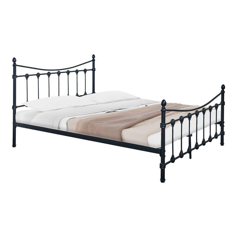 Pat Beowulf metal, Alb - Negru, 140x190x102 cm - Pat Beowulf metal, Alb - Negru, 140x190x102 cm - 285-000017