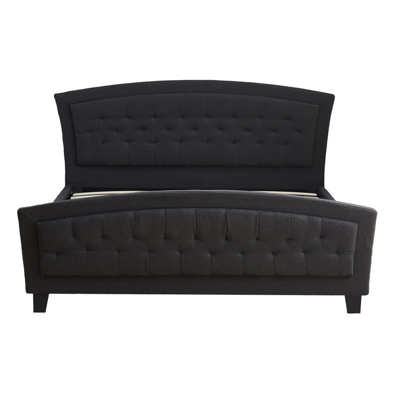 Pat dublu Camaro, Textil, 160x200 cm - Antracit