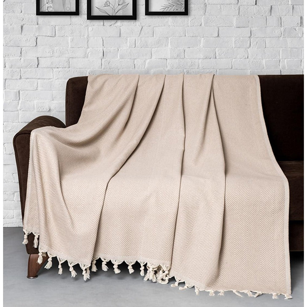Patura Chenille, Bej, 170x230 cm