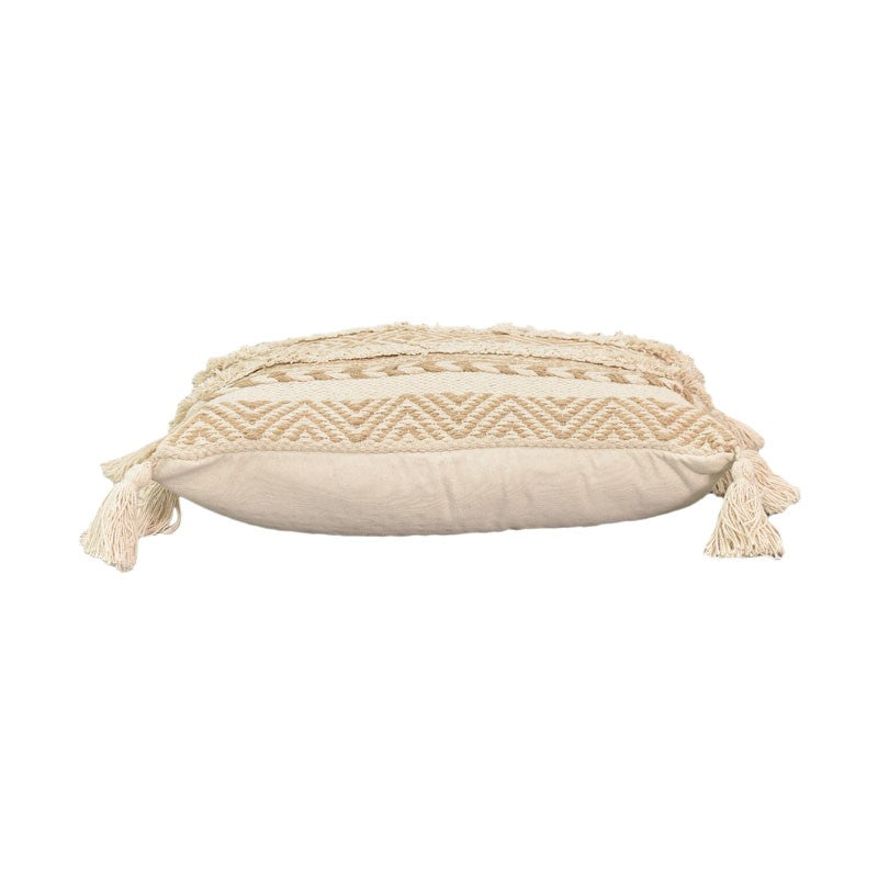 Pernuta decorativa Labrinth Boho, Bej, 45x45 cm