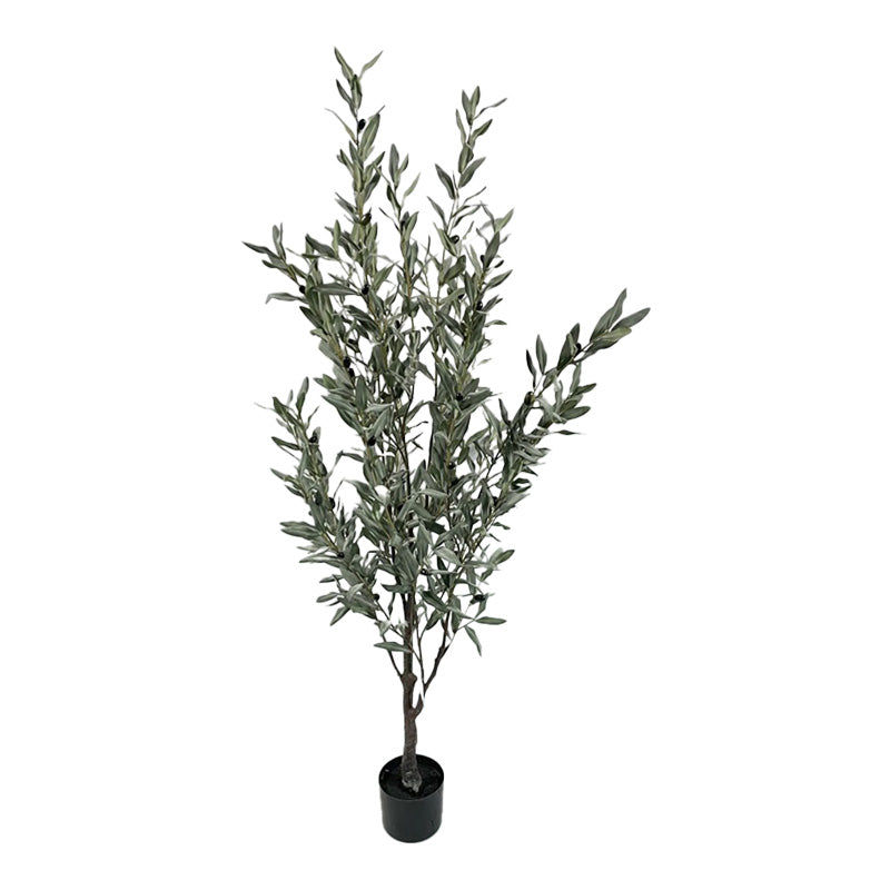 Planta decorativa Arbore de maslin în ghiveci, sintetic, Verde, Înaltime 160 cm