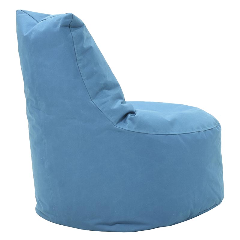 Puf bean bag, impermeabil, Diverse culori, 65x65 cm - Albastru Deschis